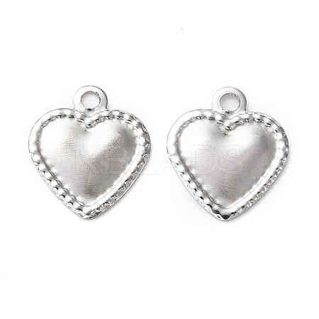 Non-Tarnish 201 Stainless Steel Charms STAS-H124-07P-1