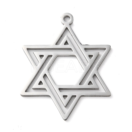 Non-Tarnish 304 Stainless Steel Pendants STAS-R116-01P-1