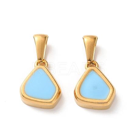 304 Stainless Steel Enamel Charms SA-CBA2A5E-05G-1