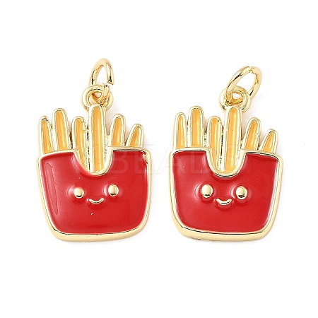 Brass Pendants KK-H002-07F-G-RS-1