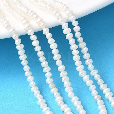 Natural Cultured Freshwater Pearl Beads Strands PEAR-I007-07G-01C-1