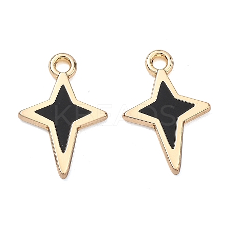 Alloy Enamel Pendants ENAM-G235-11G-01-1