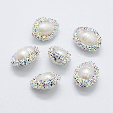 Natural Cultured Freshwater Pearl Beads PEAR-F006-45-1
