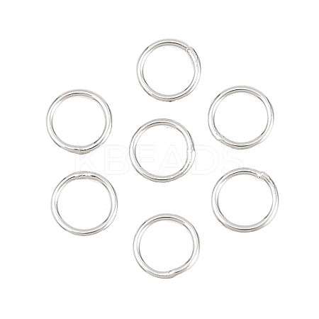 Brass Closed Jump Rings KK-D257-01P-05-1