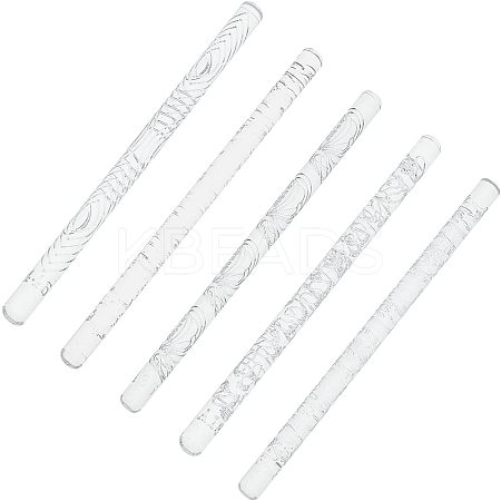   5Pcs 1 Style Acrylic Rolling Pin DIY-PH0003-40-1