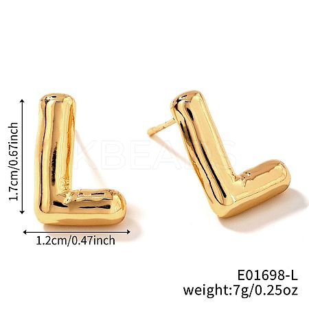 Brass Stud Earrings UV9543-12-1