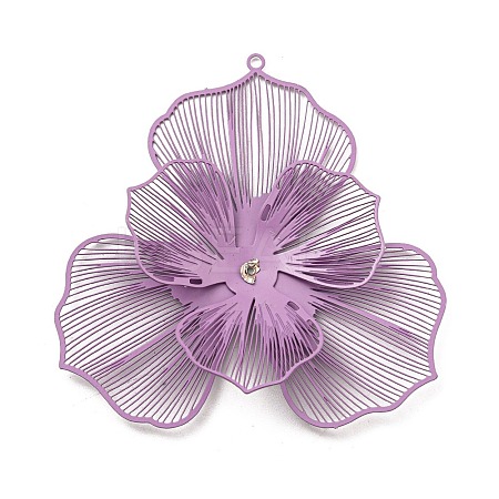 Spray Printed 430 Stainless Steel Big Pendants STAS-P359-02D-1