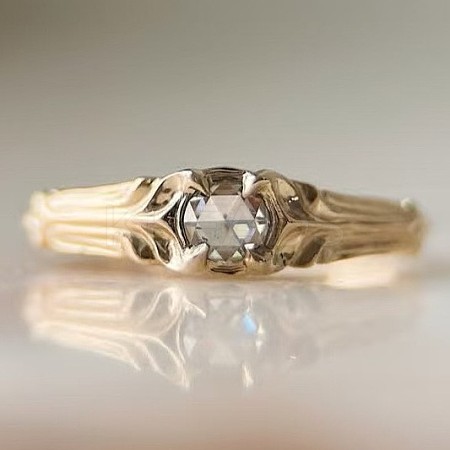 Alloy with Crystal Rhinestone Finger Rings for Women FS-WGE5B8F-04-1
