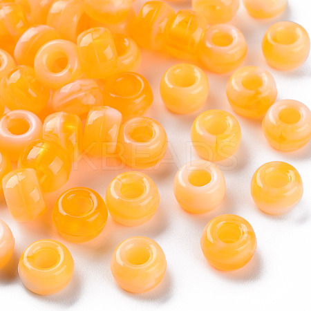 Acrylic European Beads MACR-S375-002B-06-1