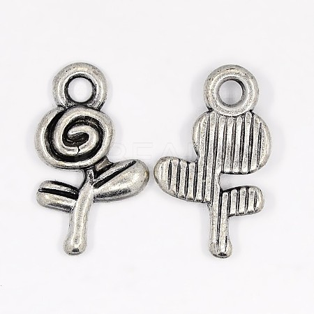 Great Valentines Day Gift Ideas Tibetan Style Alloy Charms X-LF10736Y-1