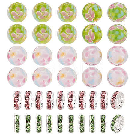 DIY Flower Beads Jewelry Making Finding Kits DIY-GO0001-79-1