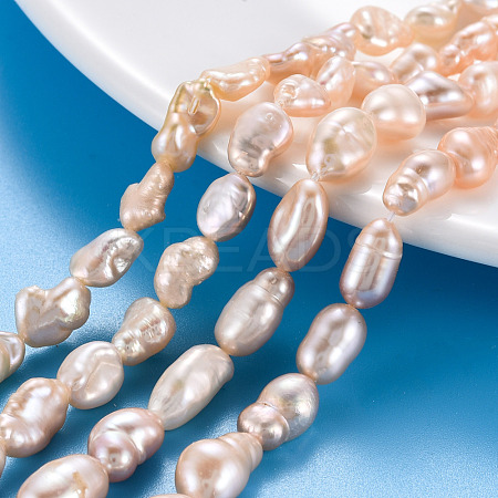 Natural Keshi Pearl Beads Strands PEAR-S020-T05-1