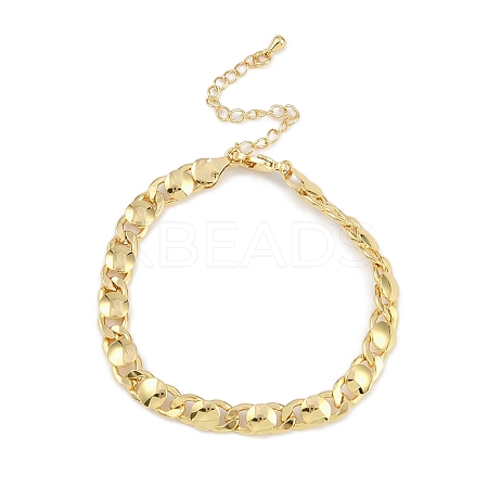 Rack Plating Brass Bracelets for Women BJEW-K244-06A-G-1