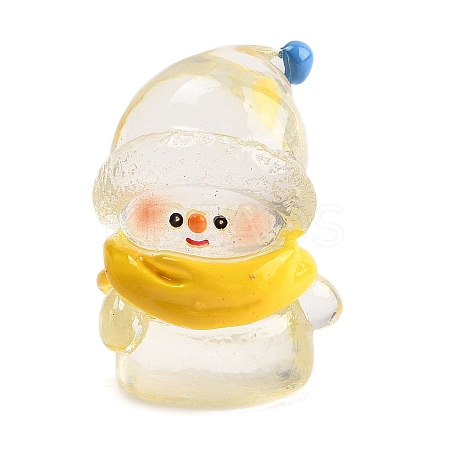 Christmas Resin Figurine Statues for Home Office Desktop Decoration DJEW-M017-01C-1