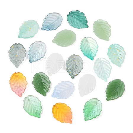 Transparent Handmade Lampwork Beads LA-CBA5F4F-04-1