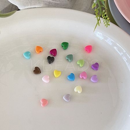 Opaque Acrylic Beads OACR-N163-41-1