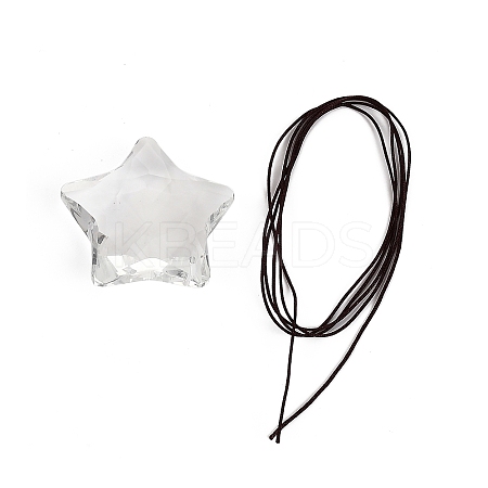 Star Glass Suncatchers HJEW-Z009-01A-01-1