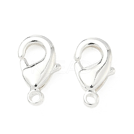 Brass Lobster Claw Clasps KK-H532-17A-S-1