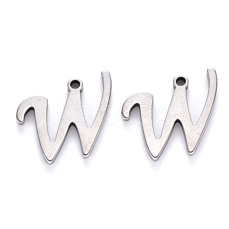 Tarnish Resistant 201 Stainless Steel Charms STAS-R105-W-1