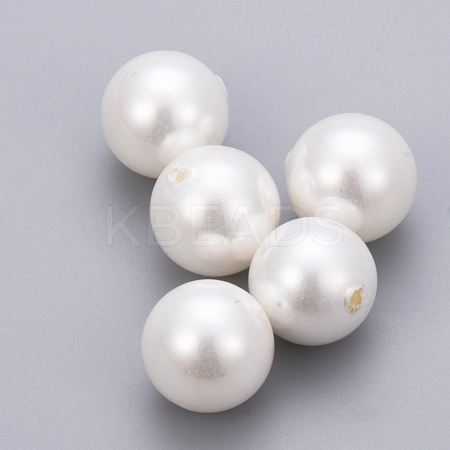 Spray Painted Shell Pearl Beads BSHE-Q031-14A-12mm-1