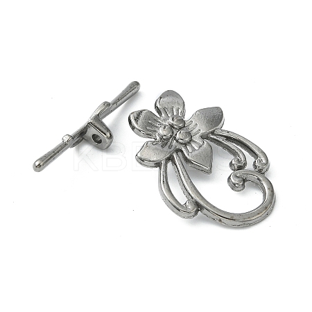 Tibetan Style Alloy Toggle Clasps LS-X-K095R052-1