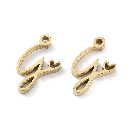 304 Stainless Steel Charms X-STAS-M327-02G-G-1