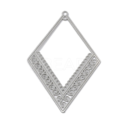 Non-Tarnish 304 Stainless Steel Pendants X-STAS-K257-29P-1