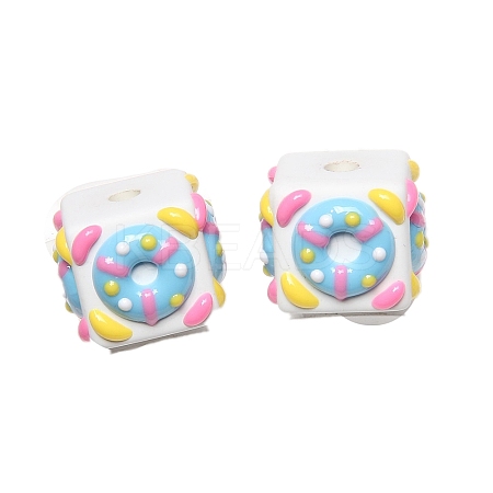 Opaque Acrylic Beads PW-WGAC58F-05-1