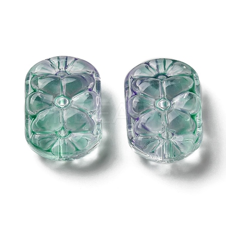 Transparent Glass Beads GLAA-D007-01B-1