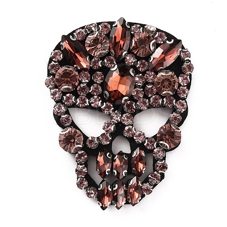 Skull Cloth Sew on Appliques DIY-WH0308-269C-1
