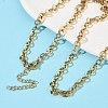 304 Stainless Steel Rolo Chain Necklaces NJEW-Z102-01G-1