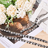 2.5 Yards Stainless Steel Rivet Studed Cord with Adhesive Back OCOR-CA0001-31A-5