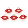 Alloy Enamel Pendants X-ENAM-S121-093-2