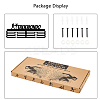 Fashion Iron Medal Hanger Holder Display Wall Rack ODIS-WH0021-010-3