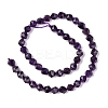 Faceted Natural Amethyst Beads Strands G-K066-09-8mm-4