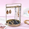 Iron Jewelry Display Stands with Trays ODIS-M005-01B-5