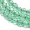 Natural Dyed & Heated Green Onyx Agate Beads Strands G-G792-41-3