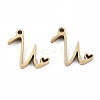 304 Stainless Steel Charms STAS-M327-02G-U-1