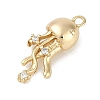 Brass Micro Pave Cubic Zirconia Pendants LS-KK-I719-36G-2