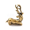 Brass Christmas Elk Display Decoration KK-D370-06AG-3