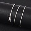 Tarnish Resistant 1.5mm 316 Surgical Stainless Steel Snake Chain Necklaces STAS-D064-4