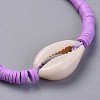 Eco-Friendly Handmade Polymer Clay Heishi Beads Kids Braided Bracelets BJEW-JB04317-01-2