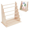 6-Tier Wood Jewelry Bracelet Display Towers ODIS-WH0079-043-1