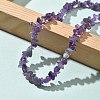 Natural Supper 7 Rutilated Quartz Chip Beaded Necklaces for Men Women NJEW-G159-01U-2