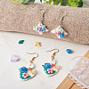 6Pcs 6 Styles DIY Flower & Animal & Heart Shape Nail Art Ornament Silicone Molds DIY-TA0004-22-7
