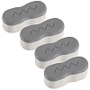 ABS Plastic Bidet Toilet Seat Bumpers with Strong Adhesive for Toilet Cover Adhesive AJEW-WH20060-61B-1
