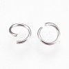 Tarnish Resistant 304 Stainless Steel Open Jump Rings X-STAS-P204-08P-02-2