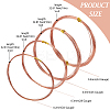 5 Rolls 4 Style Bare Copper Craft Wire CWIR-BC0001-43B-2