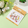 9Pcs 9 Styles Brass Enamel Fruit European Dangle Charms OPDL-BBC0001-04G-5