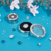 2Pcs 2 Styles Alloy Loose Diamnond Gemstone Display Boxes CON-PH0003-17P-4